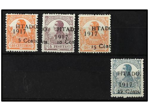 ** COLONIAS ESPAÑOLAS: GUINEA. Ed. 124/7. SERIE COMPLETA, 4 