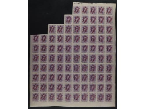 ** COLONIAS ESPAÑOLAS: TANGER. Ed. 21s. 20 cts. violeta. 280