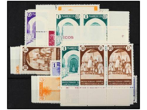 ** COLONIAS ESPAÑOLAS: MARRUECOS. Ed. 148/60 (4). 4 SERIES C