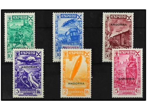 ** COLONIAS ESPAÑOLAS: ANDORRA. Ed. 1/6. BENEFICIENCIA. SERI
