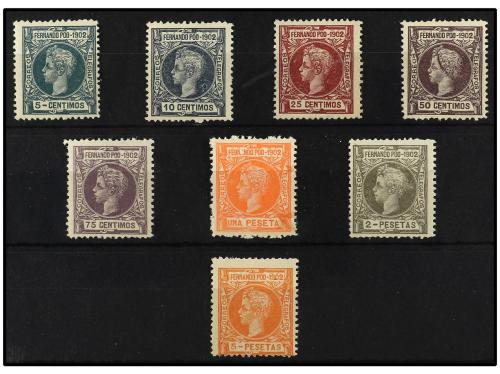 ** COLONIAS ESPAÑOLAS: FERNANDO POO. Ed. 110/7. SERIE COMPLE