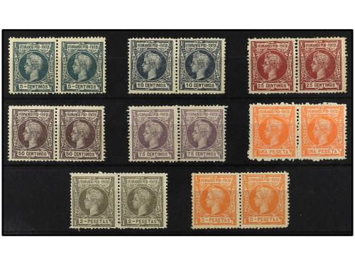 ** COLONIAS ESPAÑOLAS: FERNANDO POO. Ed. 110/7 (2). 2 SERIES