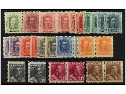 ** ESPAÑA. Ed. 310/23 (2). DOS SERIES COMPLETAS, centrajes h