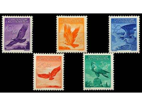 ** LIECHTENSTEIN. Ed. Av. 9/13. SERIE COMPLETA, 5 valores. C