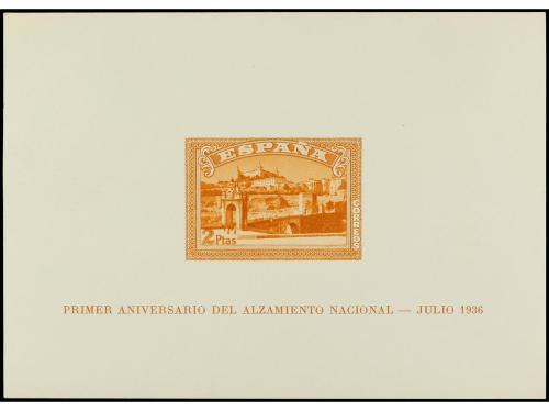 * ESPAÑA. Ed. 838/9. HB SIN DENTAR. Hojita verde, puntos de 