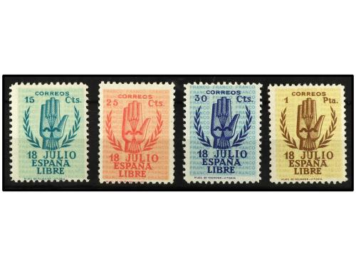 (**) ESPAÑA. Ed. 851/54. SERIE COMPLETA. 4 valores. Bien cen