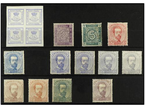 */(*) ESPAÑA. Ed. 115/126. 4 cuartos a 50 céntimos verde, 13