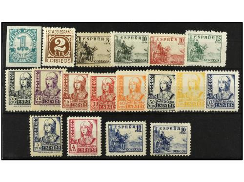**/(**) ESPAÑA. Ed. 814/31. SERIE COMPLETA, 18 valores. Ed. 