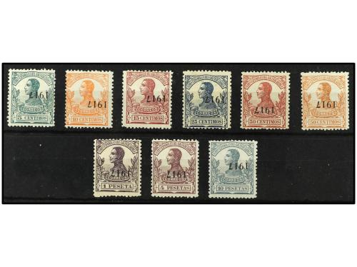 * COLONIAS ESPAÑOLAS: GUINEA. Ed. 113/23hi sin 116 y 119hi. 