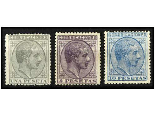 * ESPAÑA. Ed. 197/9. 1,4 y 10 pts. 3 valores en calidad dive