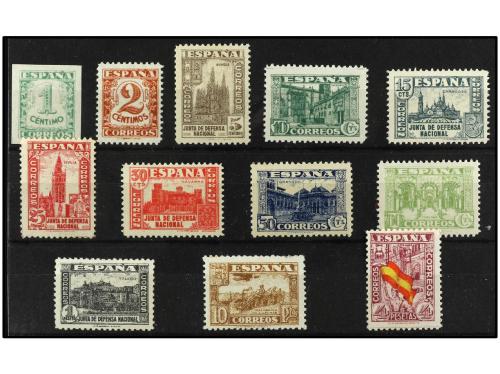 ** ESPAÑA. Ed. 802/13. SERIE COMPLETA, 12 valores. 1 y 10 pt