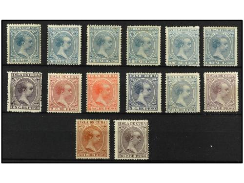 * CUBA. Ed. 140/53. SERIE COMPLETA, sello de 20 cts. adelgaz