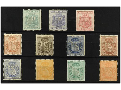 * ESPAÑA. Ed. 32/4 y 73/80. SERIES COMPLETAS, 11 valores. Ed