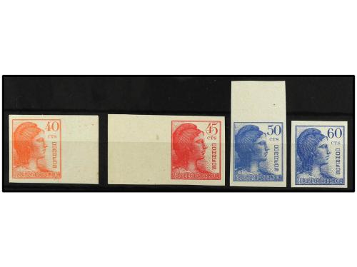 ** ESPAÑA. Ed. 751/4s. SERIE COMPLETA, 4 valores. SIN DENTAR