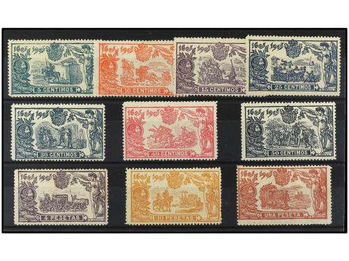 * ESPAÑA. Ed. 257/66. SERIE COMPLETA. 10 valores. Cat. 900&euro;.