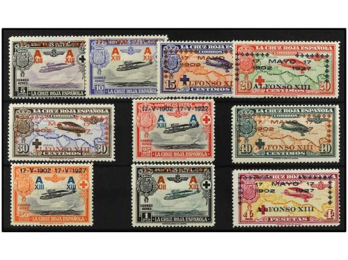 * ESPAÑA. Ed. 363/72. SERIE COMPLETA. 10 valores. Cat. 175&euro;.