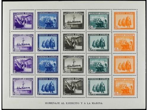 ** ESPAÑA. Ed. 849, 850. HB dentada y SIN DENTAR (esta con i