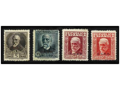 * ESPAÑA. Ed. 655/9H. SERIE COMPLETA. 4 valores con HABILITA