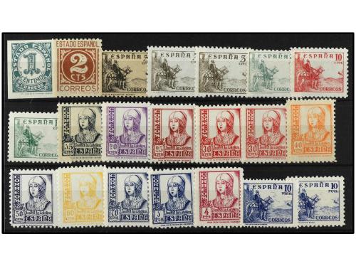 ** ESPAÑA. Ed. 814/31 + 816A/23A. SERIE COMPLETA. 21 valores