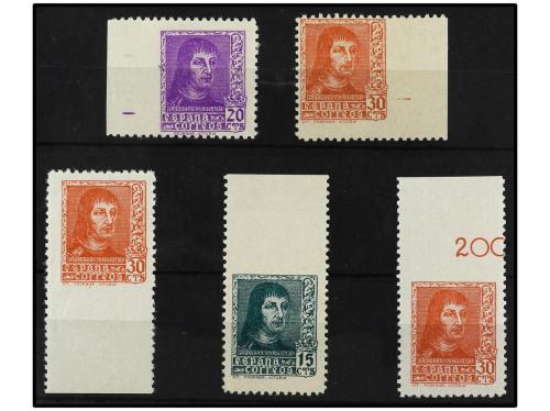 ** ESPAÑA. Ed. 842smi, 844Asmd, 841Asma, 844Asma y 844Asmz. 