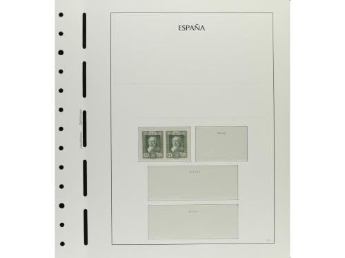 **/* ESPAÑA. Ed. 499/530. GOYA. Conjunto montado en hojas de