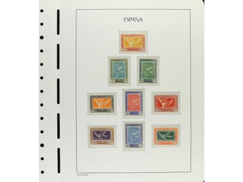 **/* ESPAÑA. Ed. 499/530. GOYA. Conjunto montado en hojas de