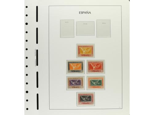 **/* ESPAÑA. Ed. 499/530. GOYA. Conjunto montado en hojas de