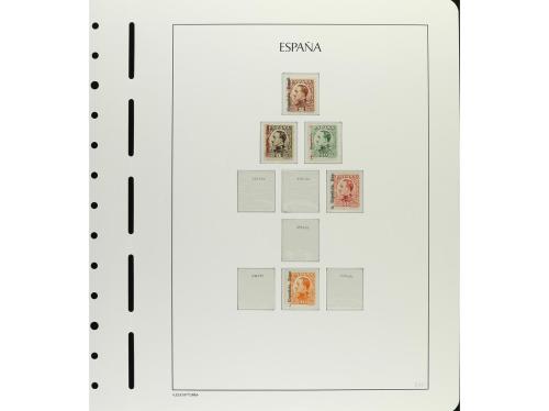 ESPAÑA. 1931-1938. CONJUNTO montado en hojas de álbum Faro c