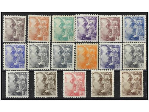 ** ESPAÑA. Ed. 919/35. SERIE COMPLETA, 17 valores. 10 pts. d