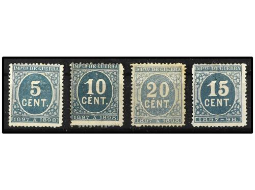 * ESPAÑA. Ed. 232/5. SERIE COMPLETA, 4 valores. 20 cts. sin 