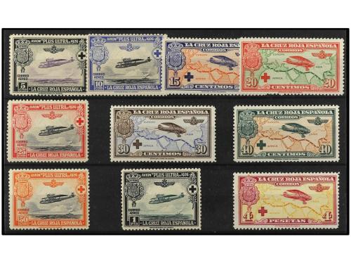 * ESPAÑA. Ed. 339/48. SERIE COMPLETA, 10 valores, 4 pts. lev