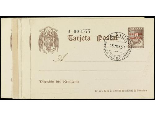 º COLONIAS ESPAÑOLAS: SAHARA. Ed. 1 (5). 1941. ENTERO POSTAL