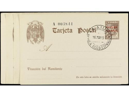 º COLONIAS ESPAÑOLAS: SAHARA. Ed. 1 (4). 1941. ENTERO POSTAL