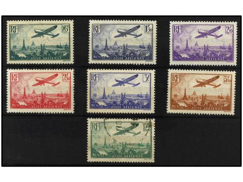 */º FRANCIA. Yv. Av. 8/14. SERIE COMPLETA, 7 valores. 50 fr.