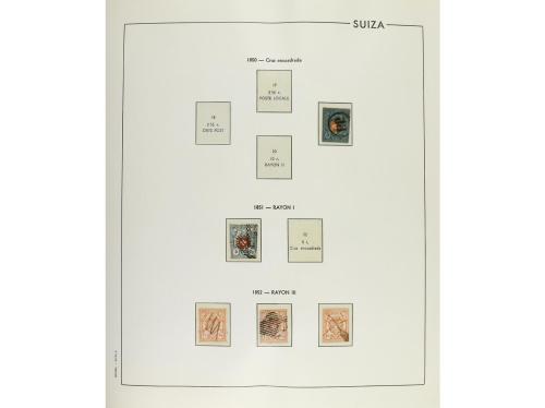 LOTES y COLECCIONES. SUIZA. COLECCIÓN en álbum Edifil de 185