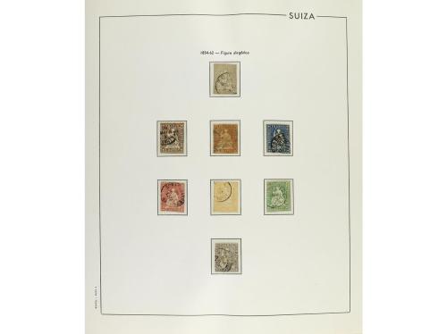 LOTES y COLECCIONES. SUIZA. COLECCIÓN en álbum Edifil de 185
