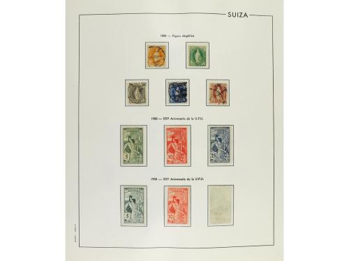 LOTES y COLECCIONES. SUIZA. COLECCIÓN en álbum Edifil de 185