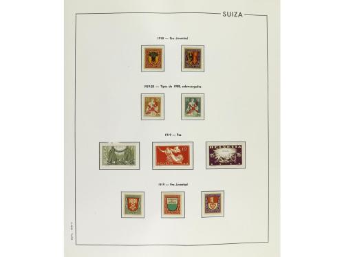 LOTES y COLECCIONES. SUIZA. COLECCIÓN en álbum Edifil de 185