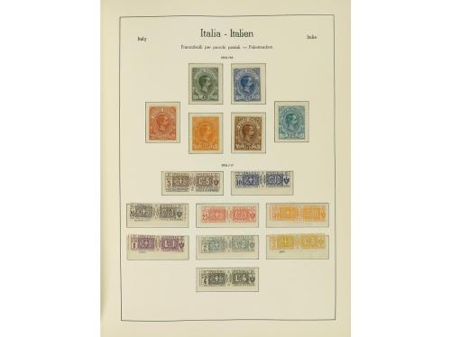 LOTES y COLECCIONES. ITALIA. Colección montada en 2 álbumes 