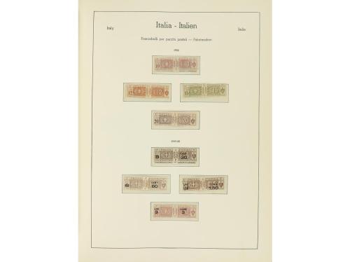 LOTES y COLECCIONES. ITALIA. Colección montada en 2 álbumes 