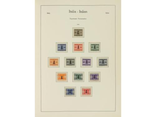 LOTES y COLECCIONES. ITALIA. Colección montada en 2 álbumes 