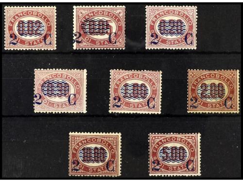 */(*) ITALIA. Yv. 25/32. SERIE COMPLETA. 8 valores. Mayoría 