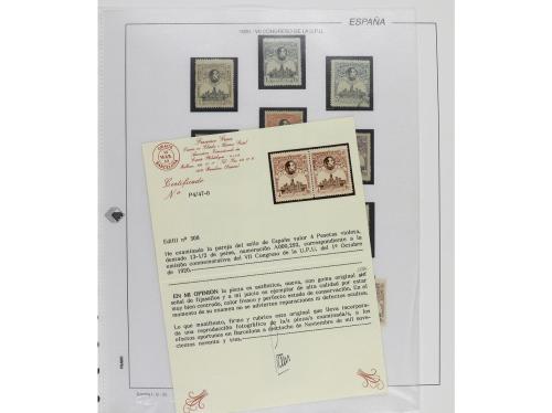 LOTES y COLECCIONES. ESPAÑA. COLECCIÓN en 2 álbumes de 1901 