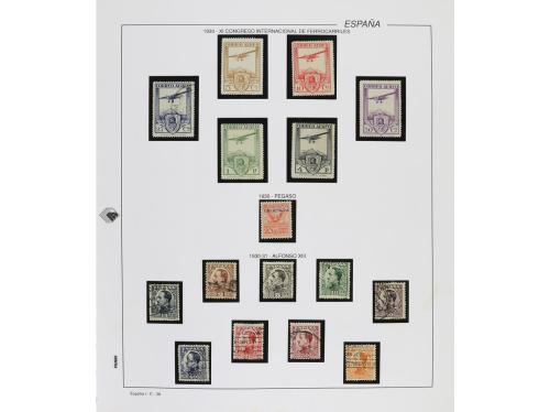 LOTES y COLECCIONES. ESPAÑA. COLECCIÓN en 2 álbumes de 1901 