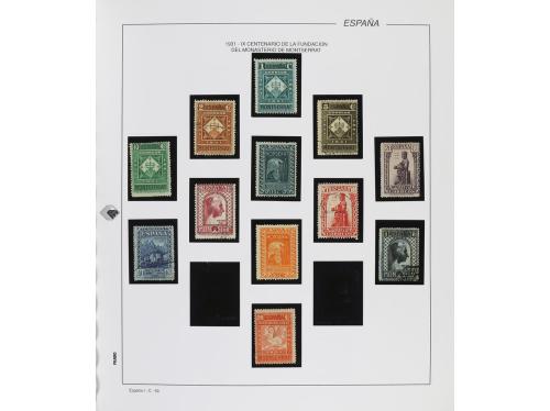 LOTES y COLECCIONES. ESPAÑA. COLECCIÓN en 2 álbumes de 1901 