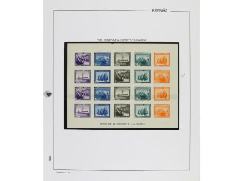 LOTES y COLECCIONES. ESPAÑA. COLECCIÓN en 2 álbumes de 1901 