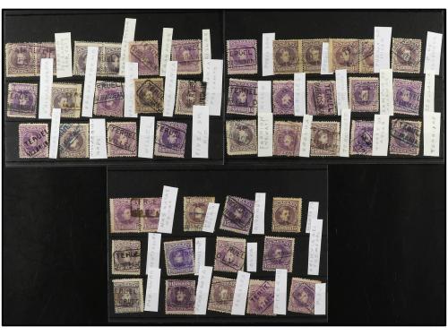 LOTES y COLECCIONES. ESPAÑA. MATASELLOS DE CARTERÍA. Colecci