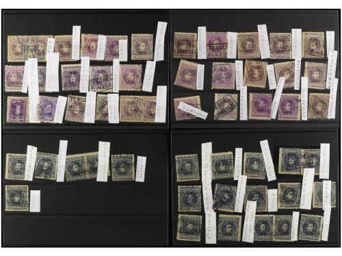 LOTES y COLECCIONES. ESPAÑA. MATASELLOS DE CARTERÍA. Colecci