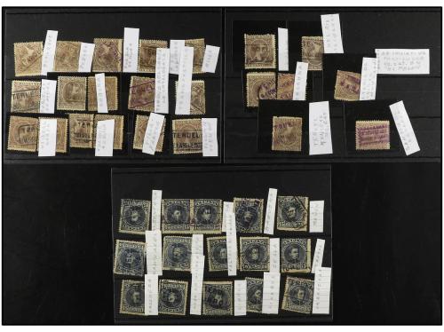 LOTES y COLECCIONES. ESPAÑA. MATASELLOS DE CARTERÍA. Colecci