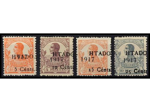 * COLONIAS ESPAÑOLAS: GUINEA. Ed. 124/7. SERIE COMPLETA, 4 v